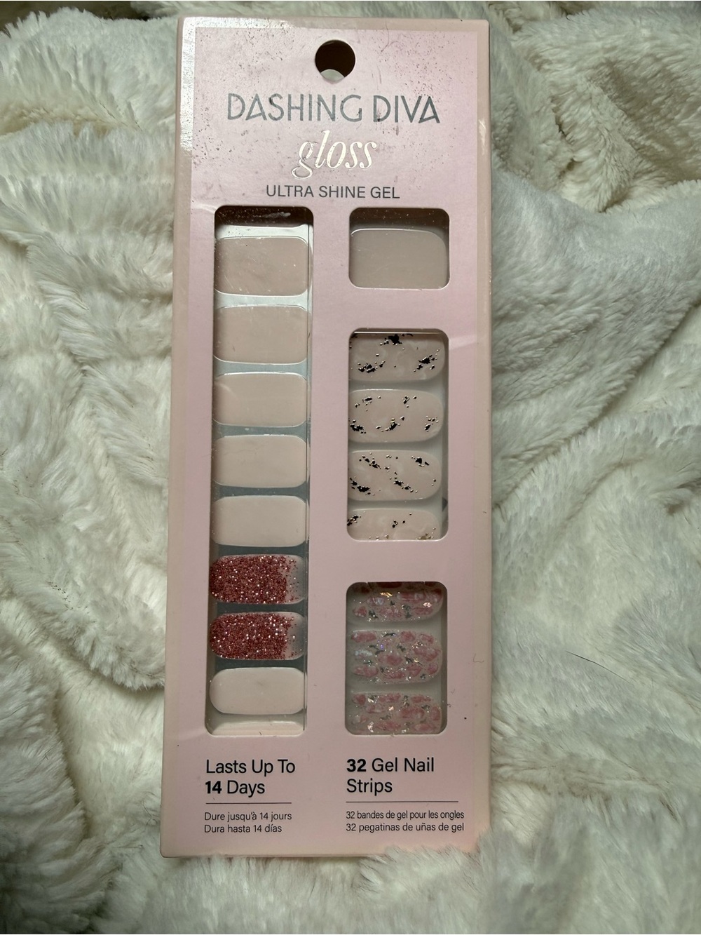 Gloss Ultra Shine Gel Nail Strips — Soft Pink Set